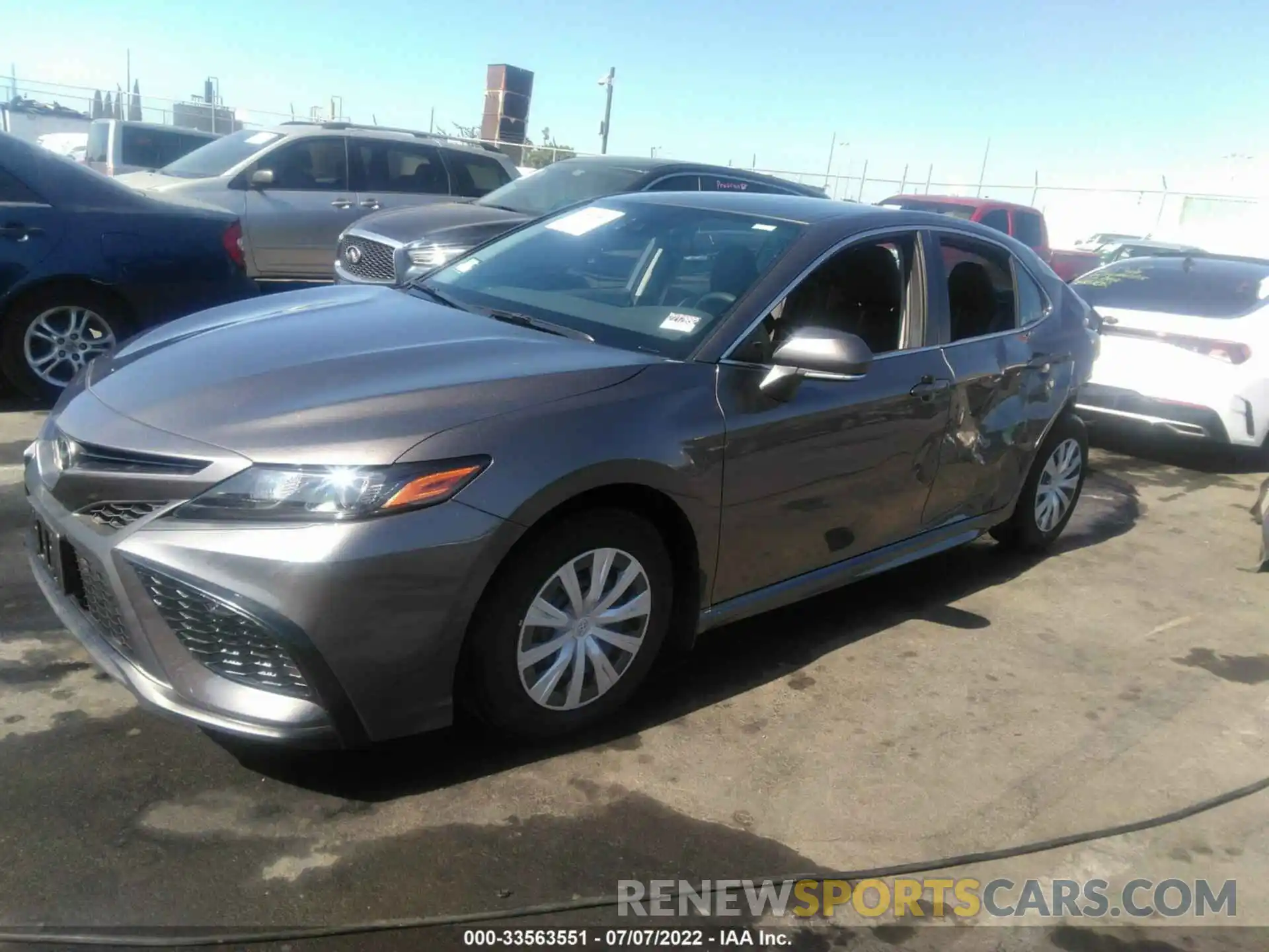 2 Photograph of a damaged car 4T1G11AK6NU684291 TOYOTA CAMRY 2022