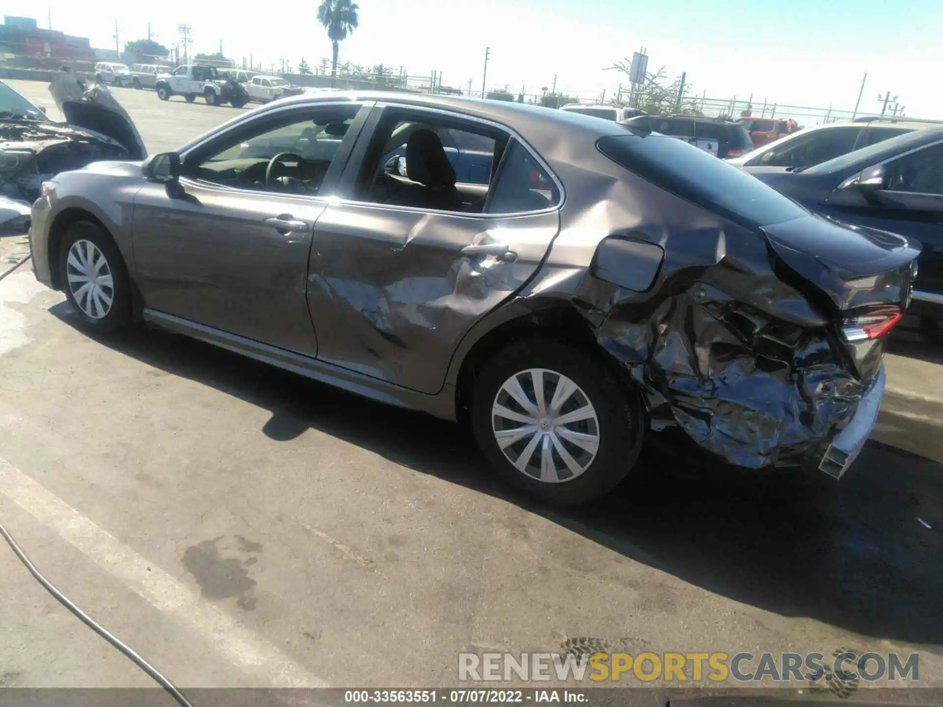 3 Photograph of a damaged car 4T1G11AK6NU684291 TOYOTA CAMRY 2022