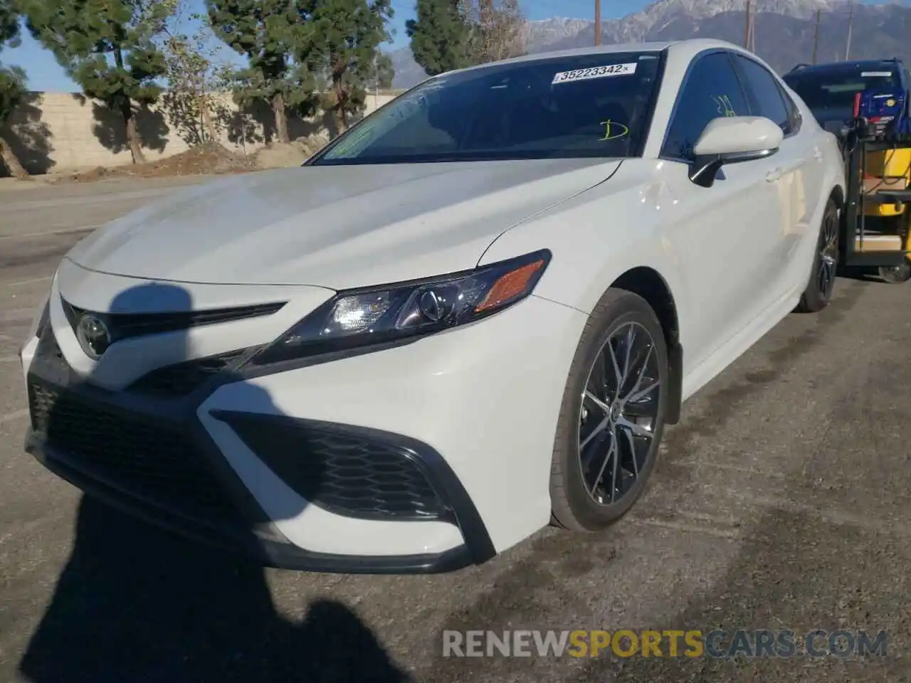 2 Photograph of a damaged car 4T1G11AK7NU017648 TOYOTA CAMRY 2022