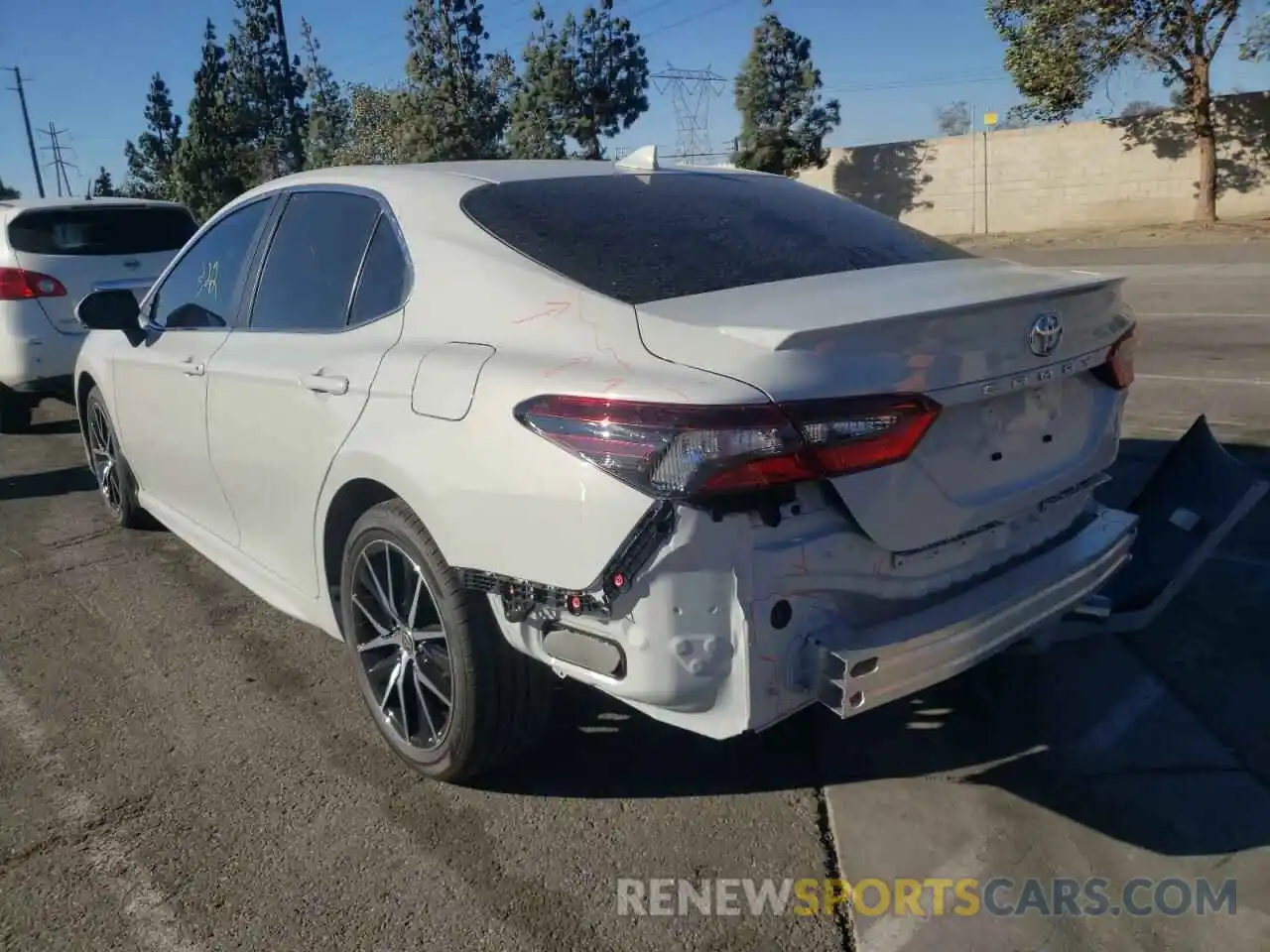 3 Photograph of a damaged car 4T1G11AK7NU017648 TOYOTA CAMRY 2022