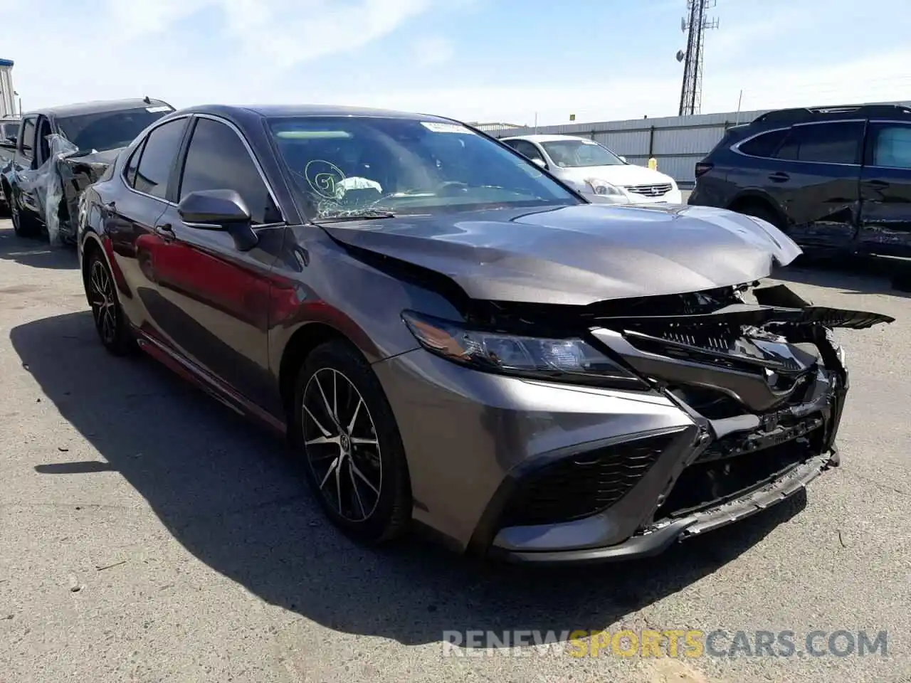 1 Photograph of a damaged car 4T1G11AK7NU654510 TOYOTA CAMRY 2022