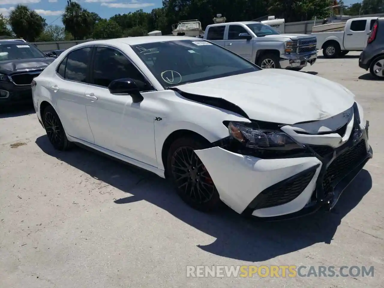 1 Photograph of a damaged car 4T1G11AK7NU668228 TOYOTA CAMRY 2022