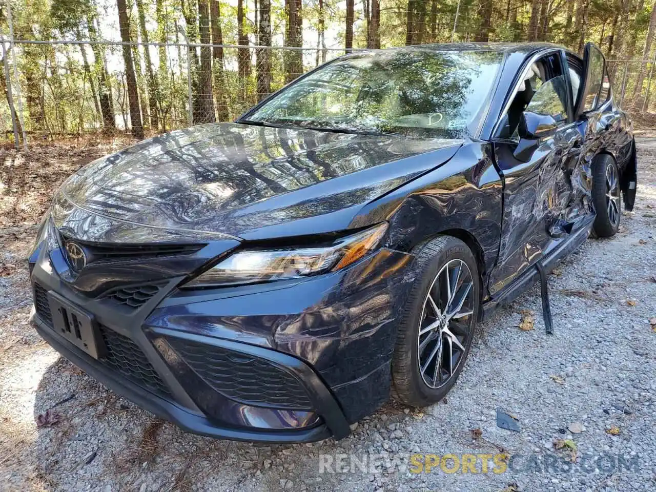 2 Photograph of a damaged car 4T1G11AK7NU669203 TOYOTA CAMRY 2022