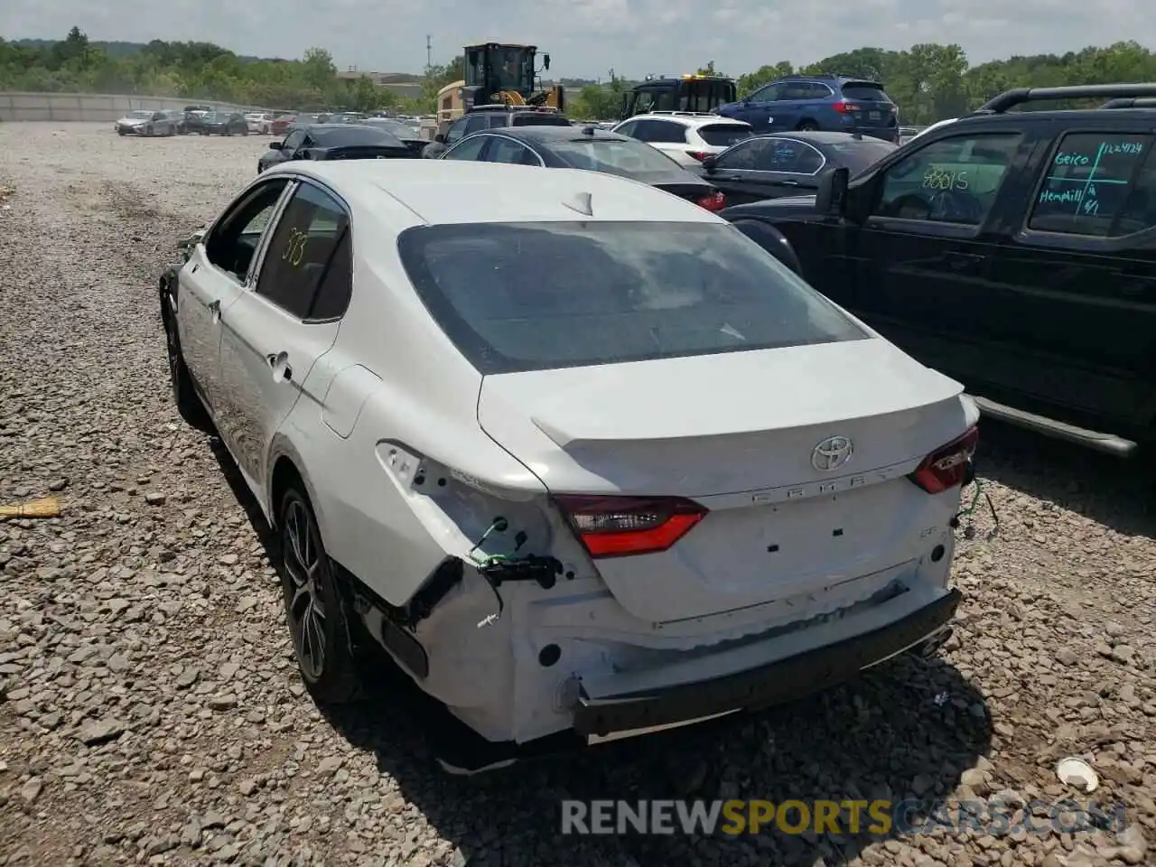 3 Photograph of a damaged car 4T1G11AK8NU039822 TOYOTA CAMRY 2022