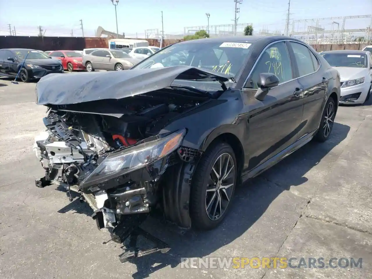 2 Photograph of a damaged car 4T1G11AK8NU042378 TOYOTA CAMRY 2022