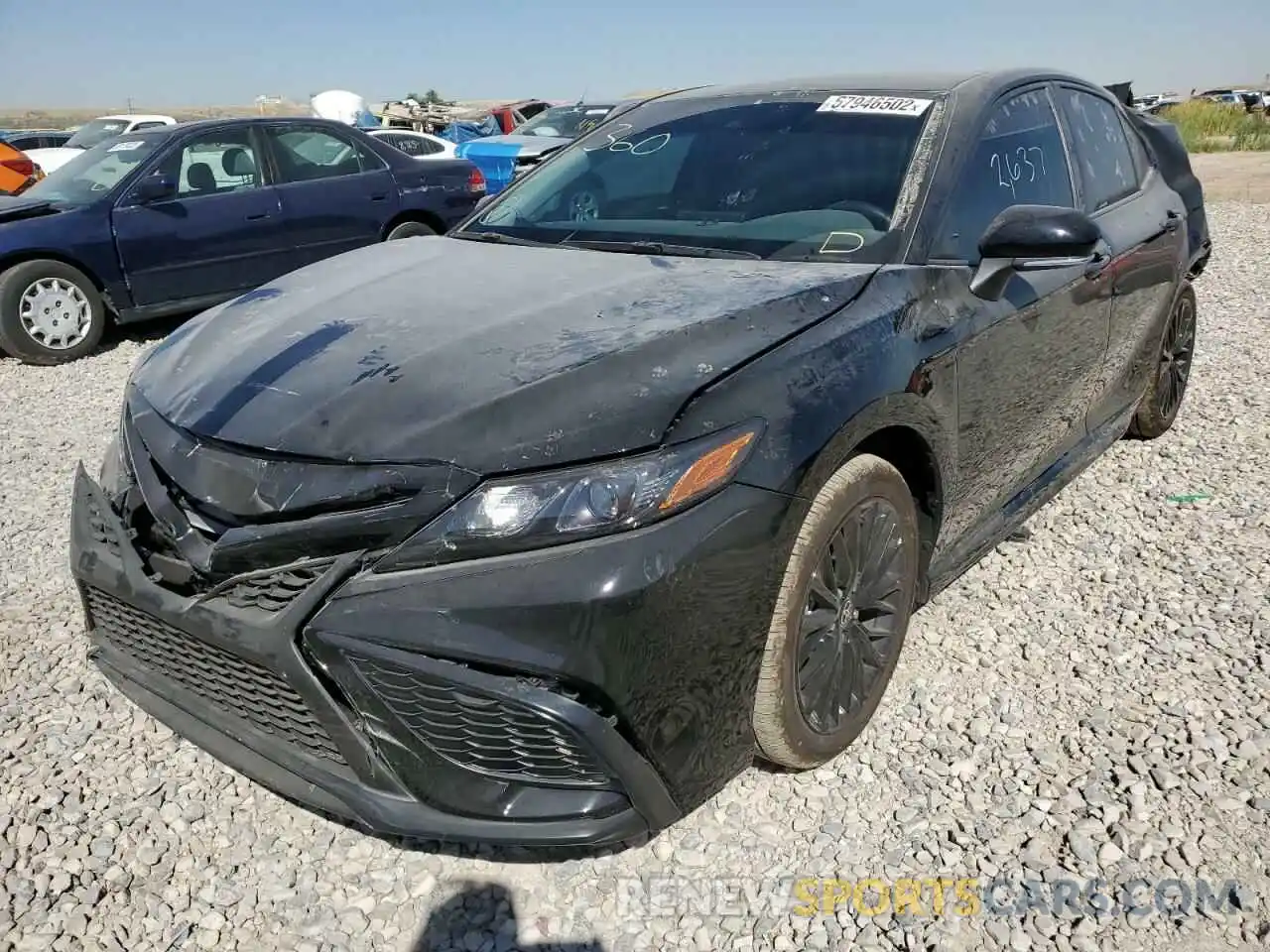 2 Photograph of a damaged car 4T1G11AK8NU058337 TOYOTA CAMRY 2022