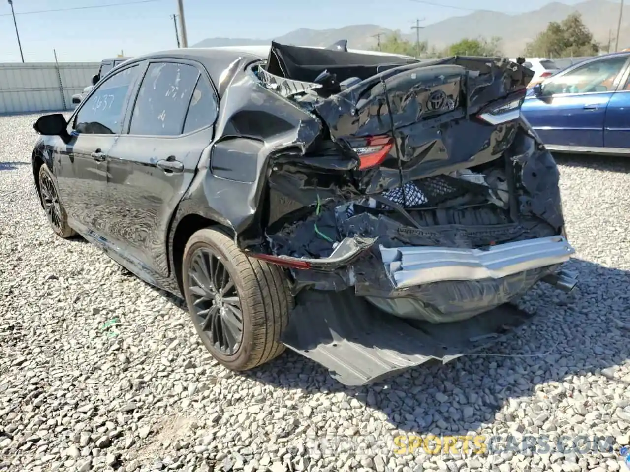 3 Photograph of a damaged car 4T1G11AK8NU058337 TOYOTA CAMRY 2022