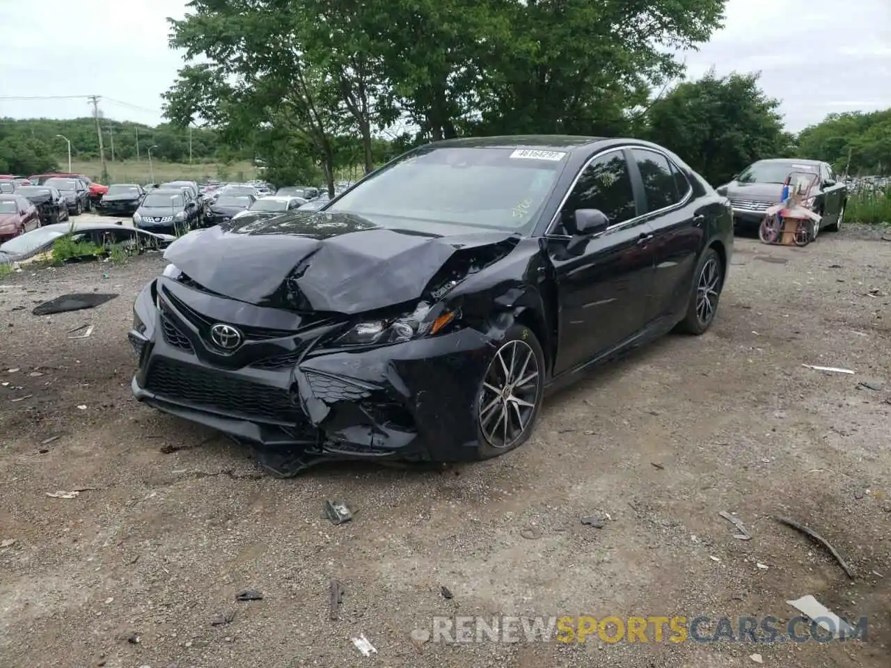 2 Photograph of a damaged car 4T1G11AK8NU647047 TOYOTA CAMRY 2022