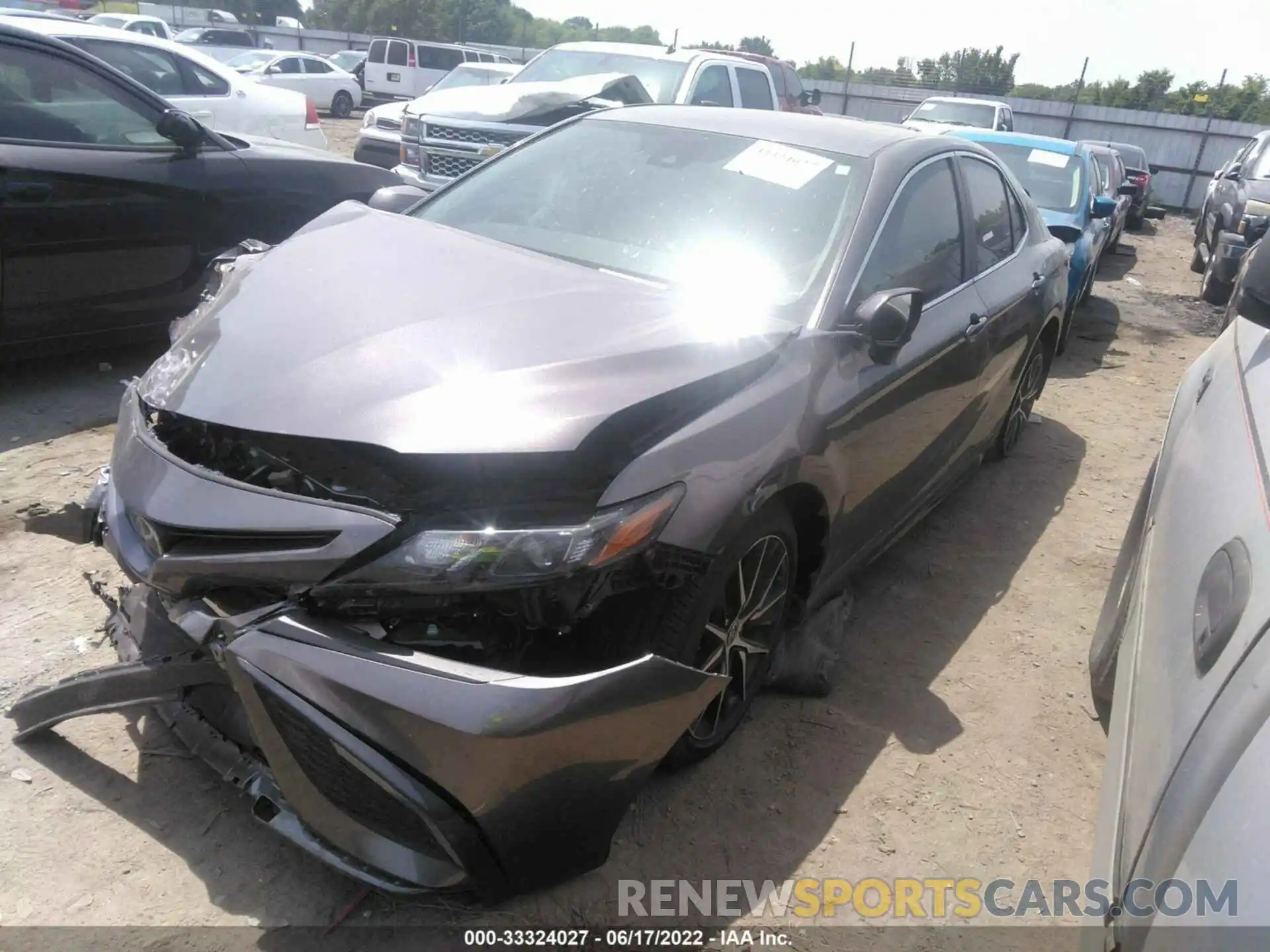 2 Photograph of a damaged car 4T1G11AK8NU650286 TOYOTA CAMRY 2022