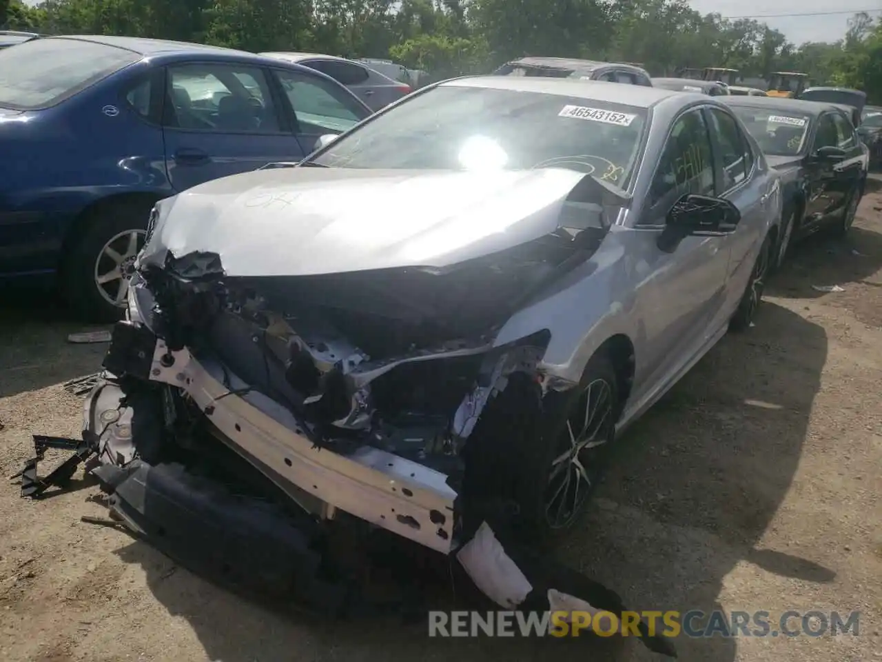 2 Photograph of a damaged car 4T1G11AK9NU013360 TOYOTA CAMRY 2022