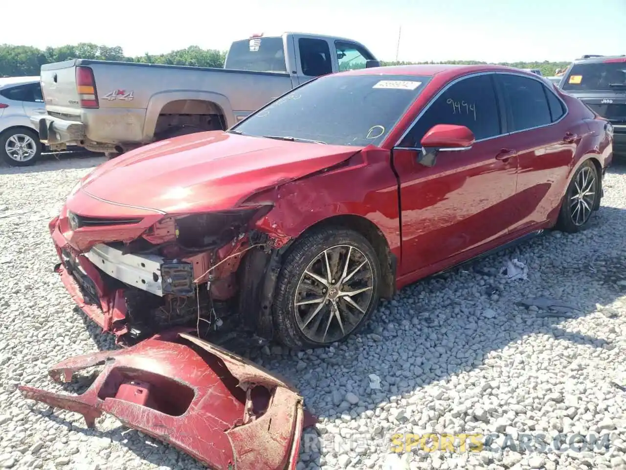 2 Photograph of a damaged car 4T1G11AK9NU020602 TOYOTA CAMRY 2022