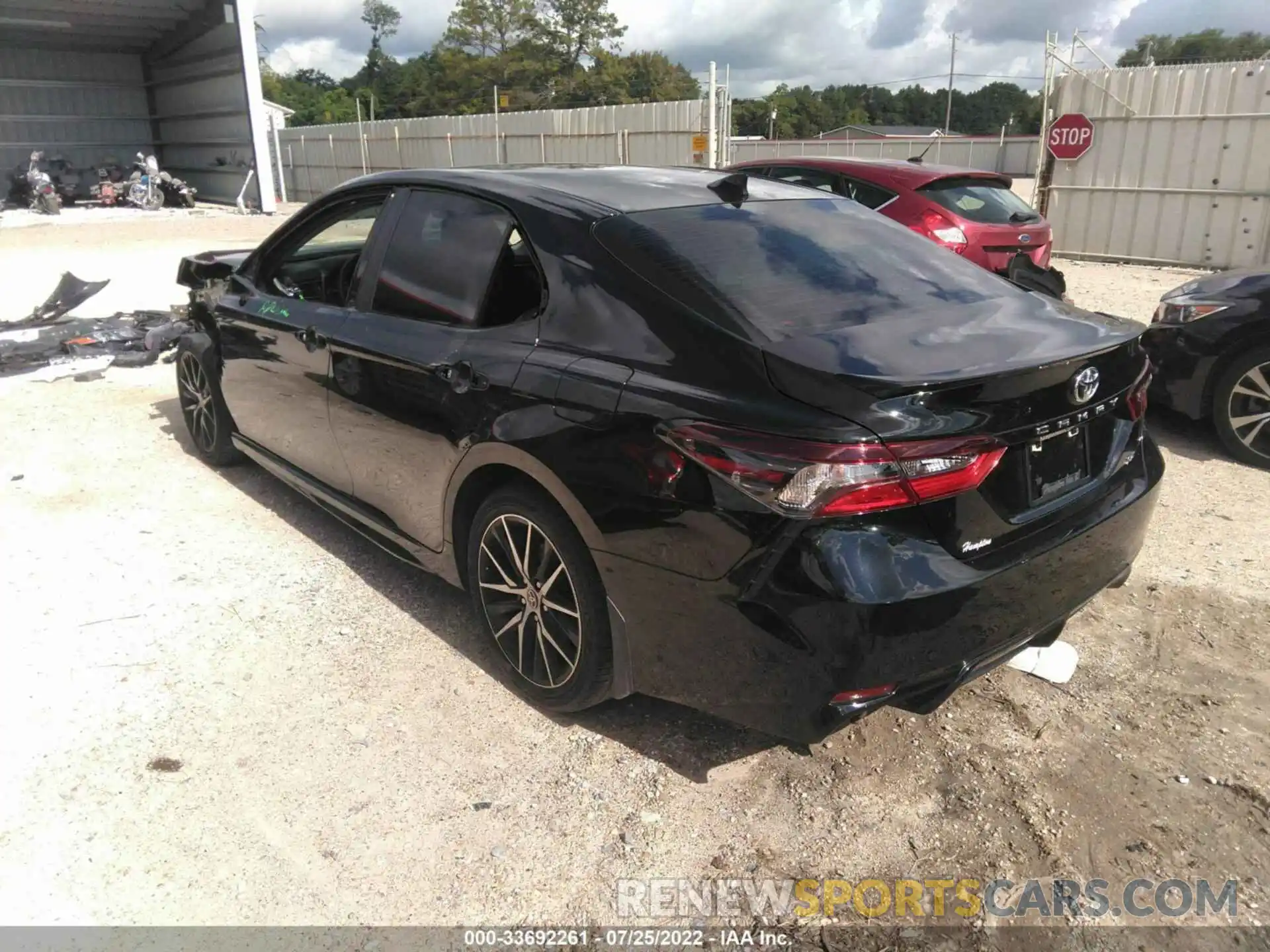 3 Photograph of a damaged car 4T1G11AK9NU640740 TOYOTA CAMRY 2022