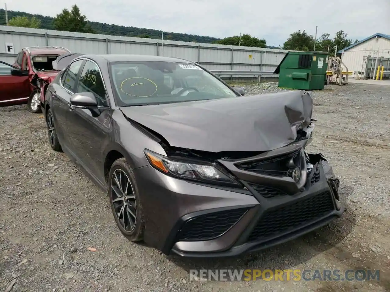 1 Photograph of a damaged car 4T1G11AK9NU641211 TOYOTA CAMRY 2022