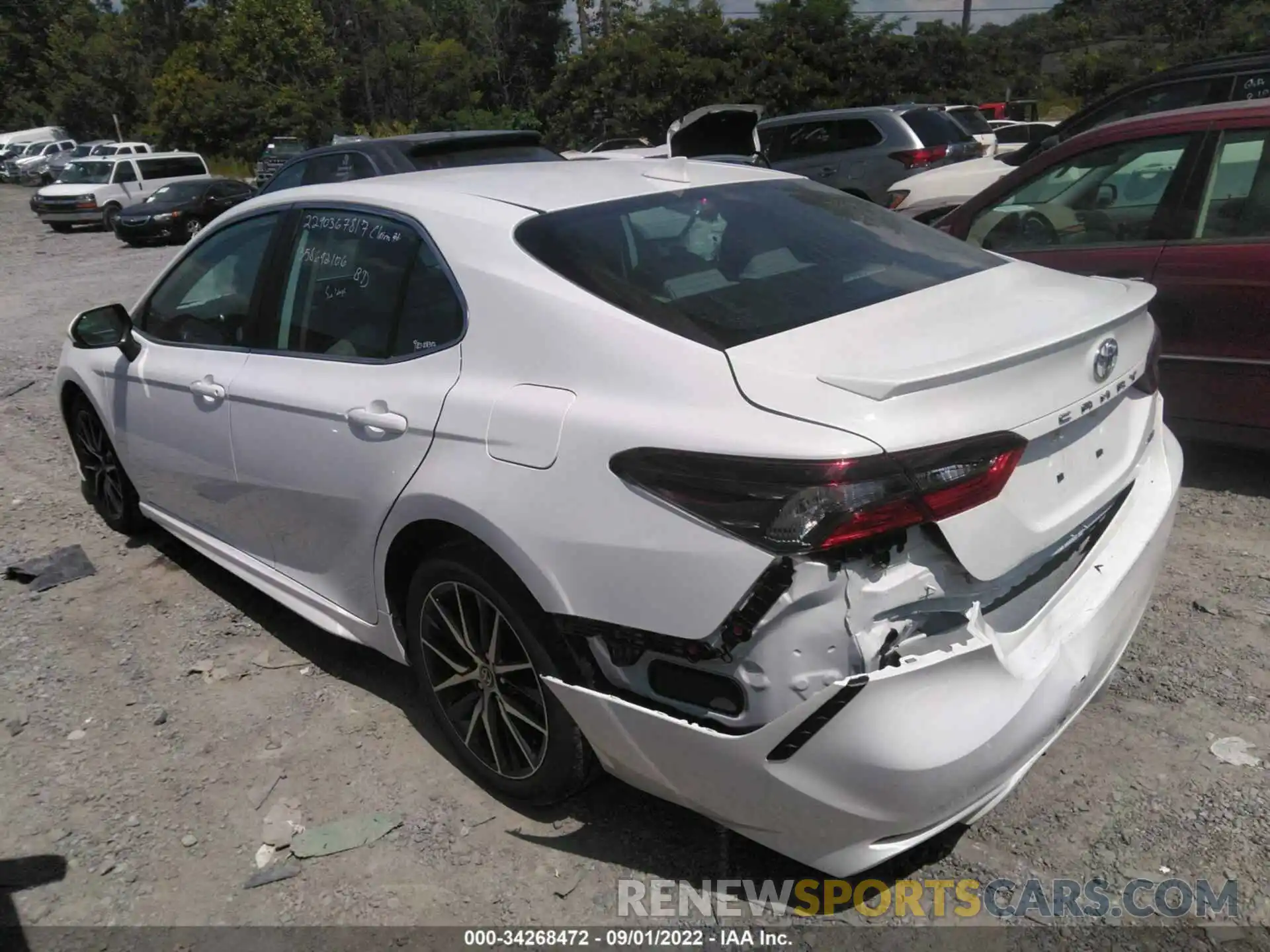 3 Photograph of a damaged car 4T1G11AK9NU662155 TOYOTA CAMRY 2022