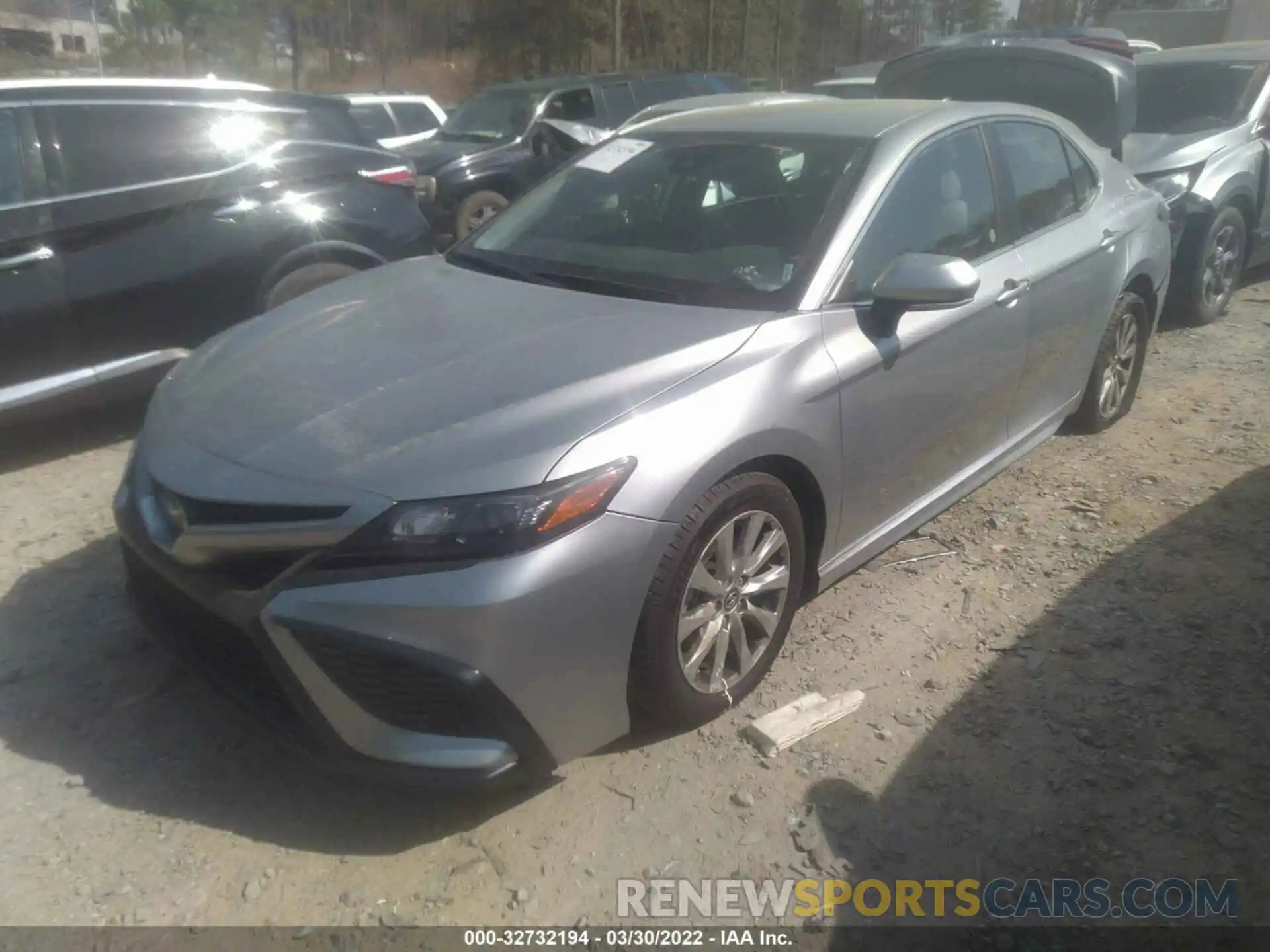 2 Photograph of a damaged car 4T1G11AK9NU662768 TOYOTA CAMRY 2022