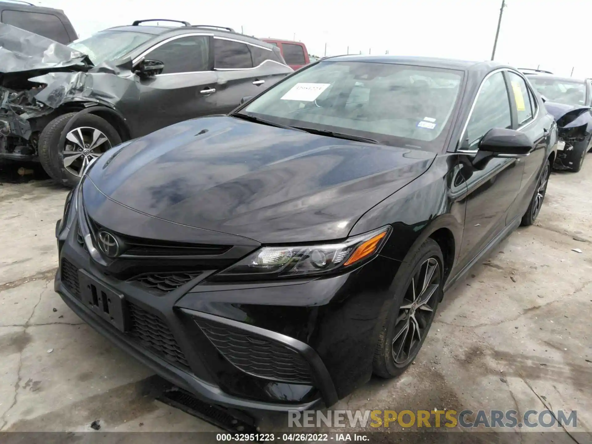 2 Photograph of a damaged car 4T1G11AK9NU664777 TOYOTA CAMRY 2022