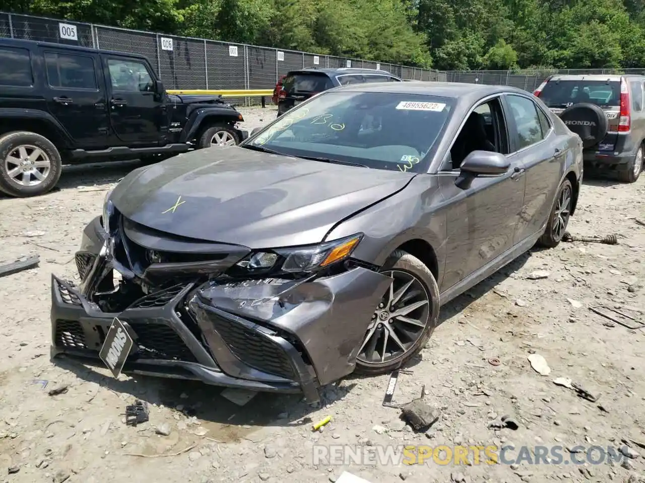 2 Photograph of a damaged car 4T1G11AK9NU677562 TOYOTA CAMRY 2022