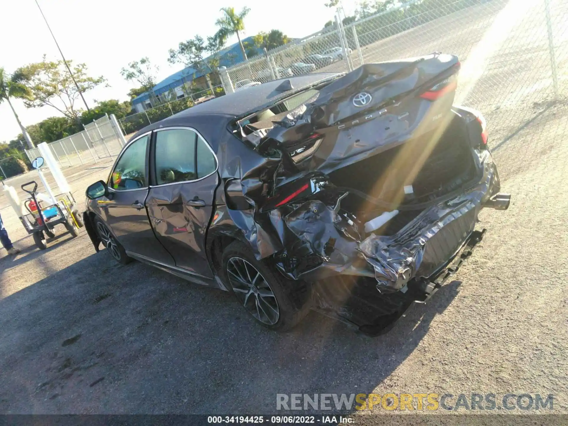 3 Photograph of a damaged car 4T1G11AK9NU705148 TOYOTA CAMRY 2022