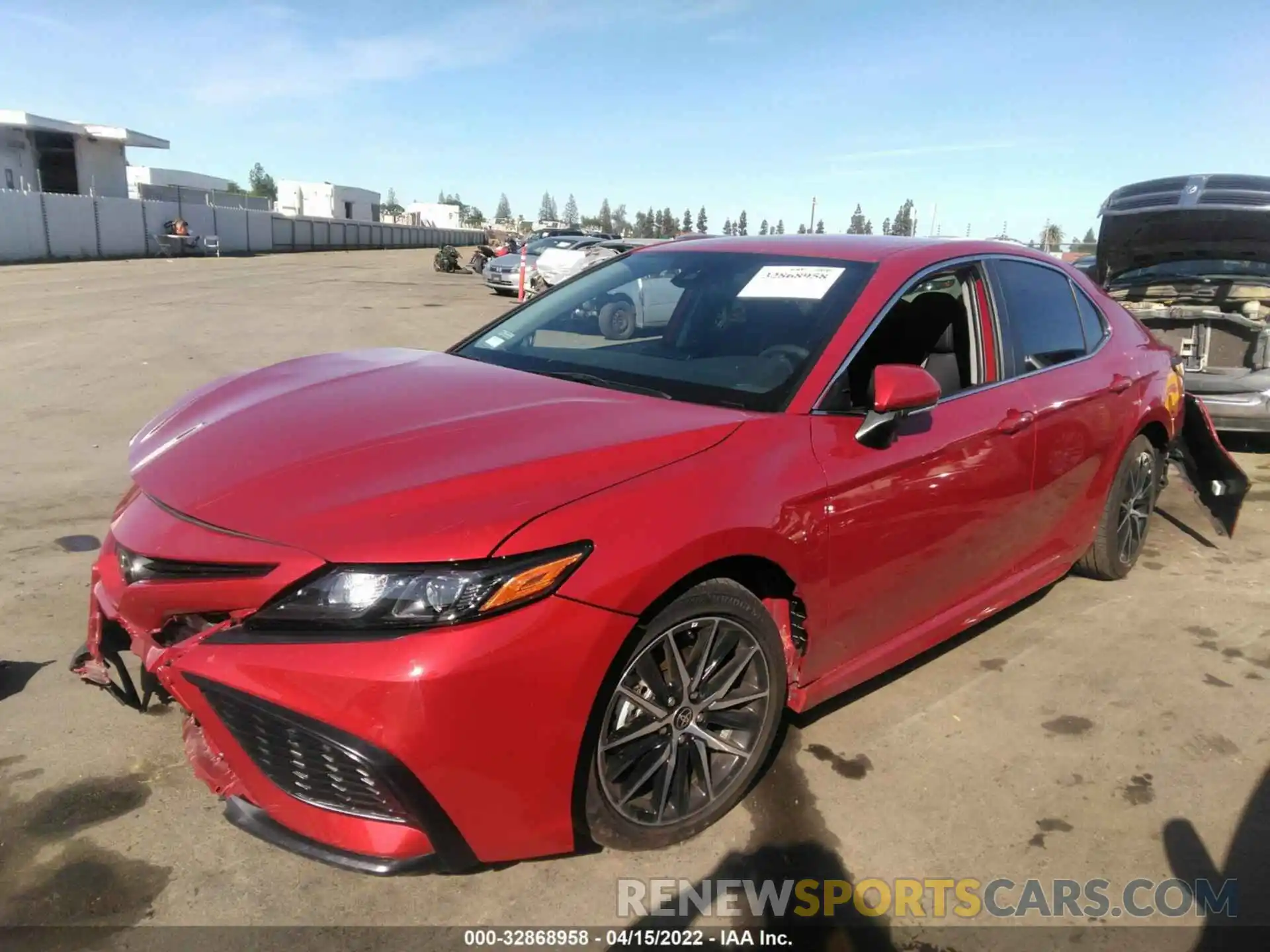 2 Photograph of a damaged car 4T1G11AKXNU004456 TOYOTA CAMRY 2022