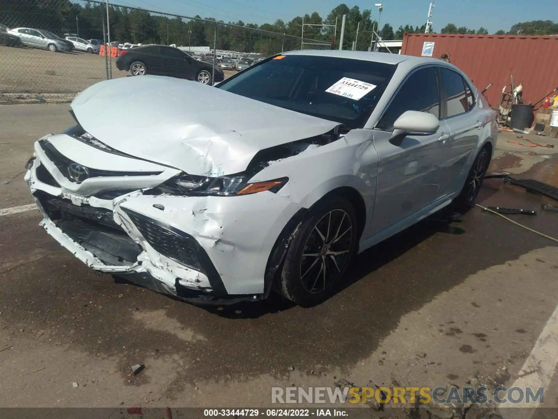 2 Photograph of a damaged car 4T1G11AKXNU021838 TOYOTA CAMRY 2022