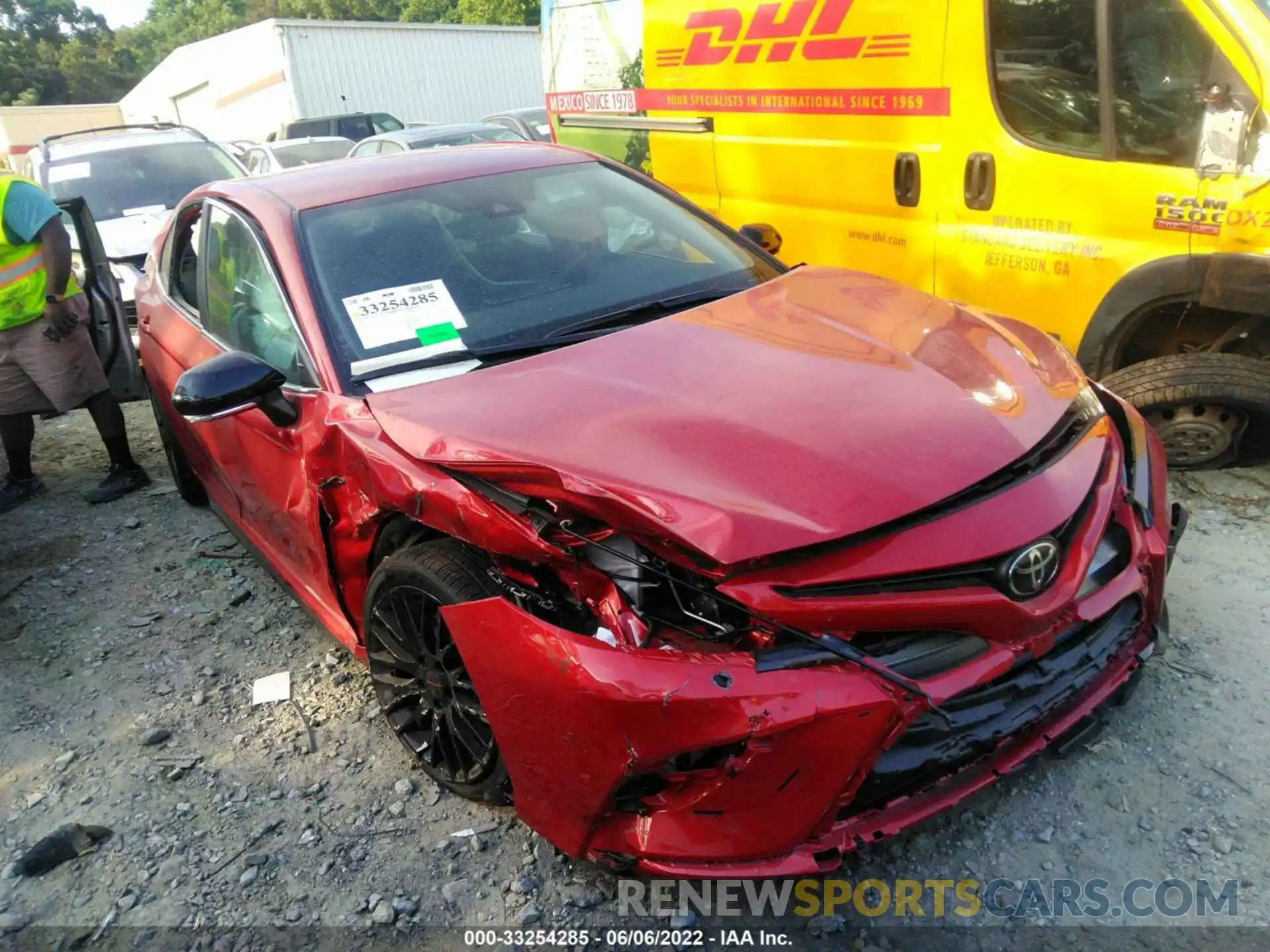 1 Photograph of a damaged car 4T1G11AKXNU022665 TOYOTA CAMRY 2022