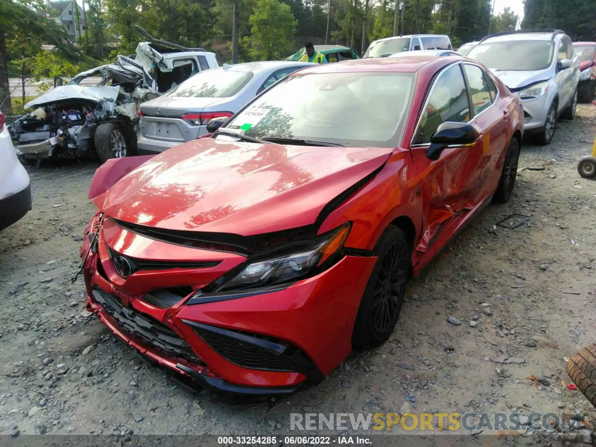 2 Photograph of a damaged car 4T1G11AKXNU022665 TOYOTA CAMRY 2022