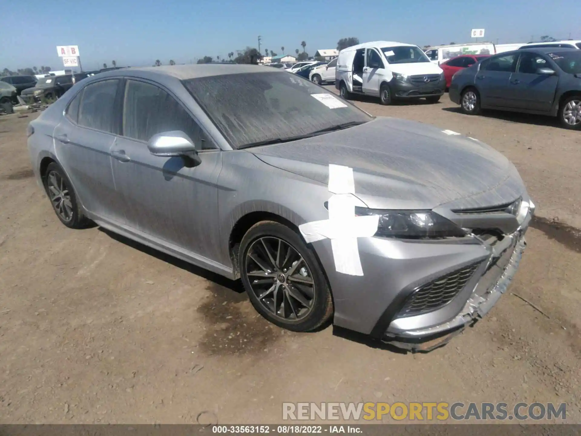 1 Photograph of a damaged car 4T1G11AKXNU056959 TOYOTA CAMRY 2022