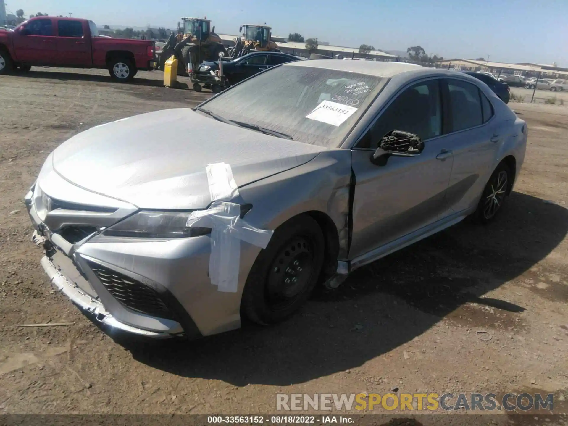 2 Photograph of a damaged car 4T1G11AKXNU056959 TOYOTA CAMRY 2022