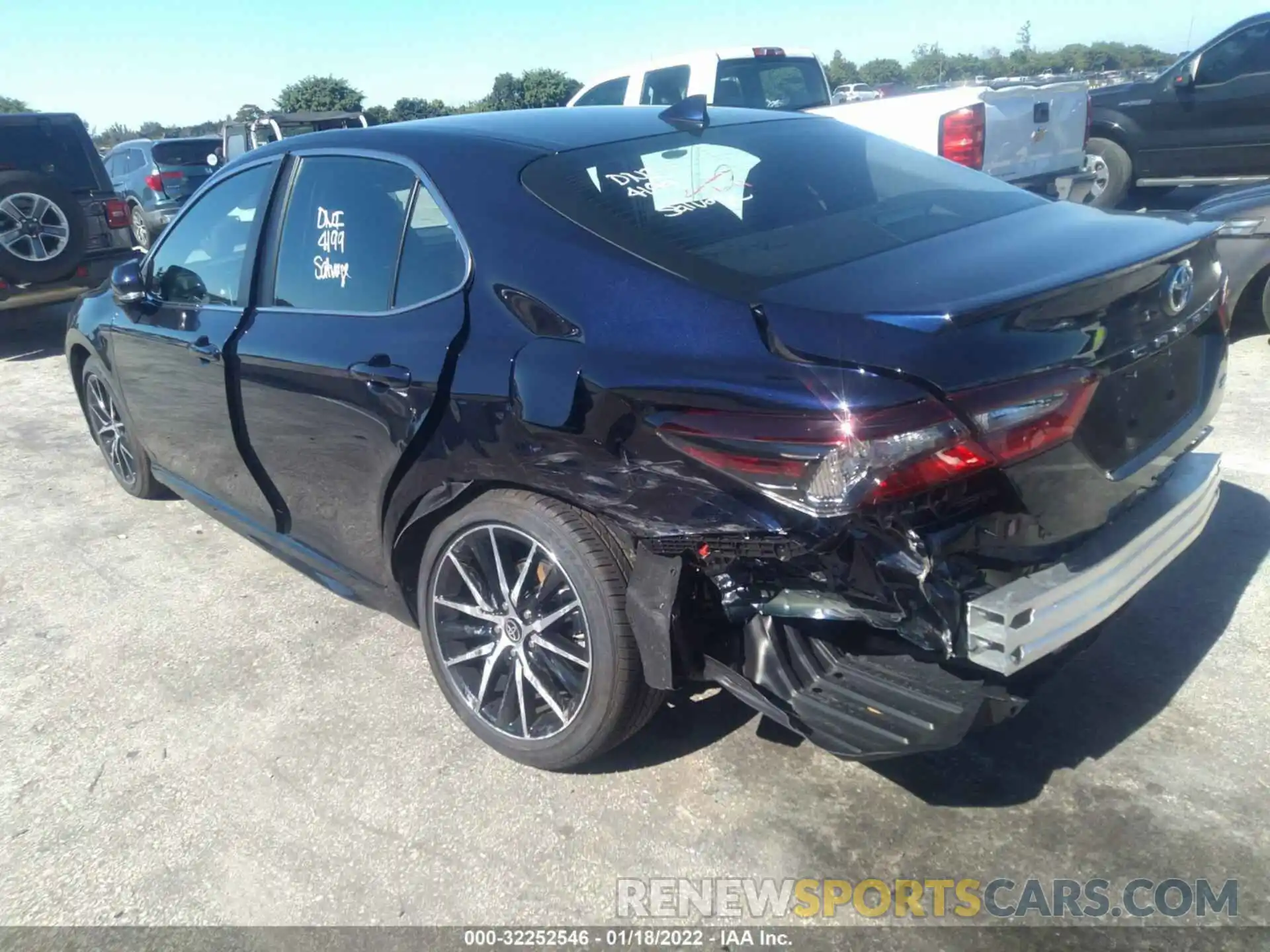 3 Photograph of a damaged car 4T1G11AKXNU644232 TOYOTA CAMRY 2022