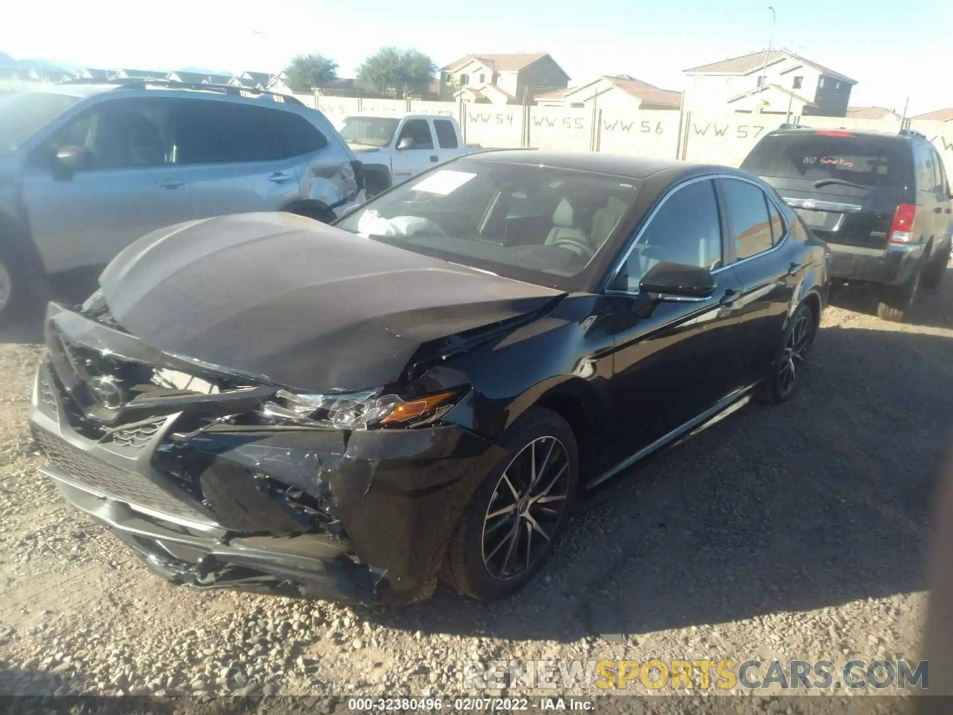 2 Photograph of a damaged car 4T1G11AKXNU647213 TOYOTA CAMRY 2022