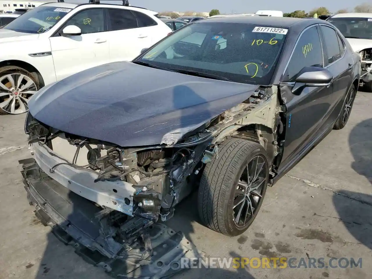 2 Photograph of a damaged car 4T1G11AKXNU655604 TOYOTA CAMRY 2022