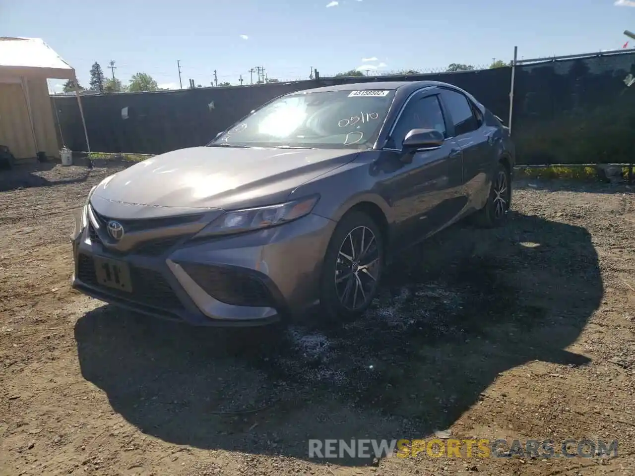 2 Photograph of a damaged car 4T1G11AKXNU678770 TOYOTA CAMRY 2022