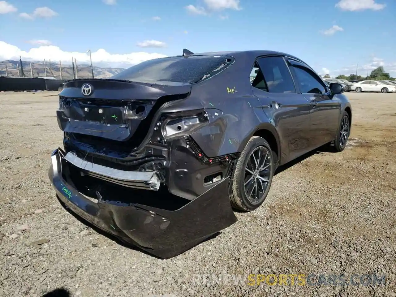 4 Photograph of a damaged car 4T1G11AKXNU678770 TOYOTA CAMRY 2022