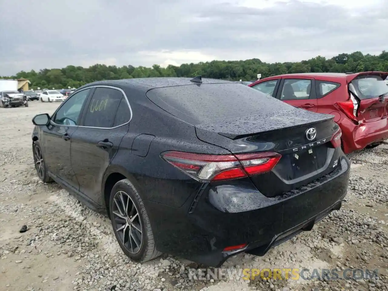 3 Photograph of a damaged car 4T1G11BK0NU053406 TOYOTA CAMRY 2022