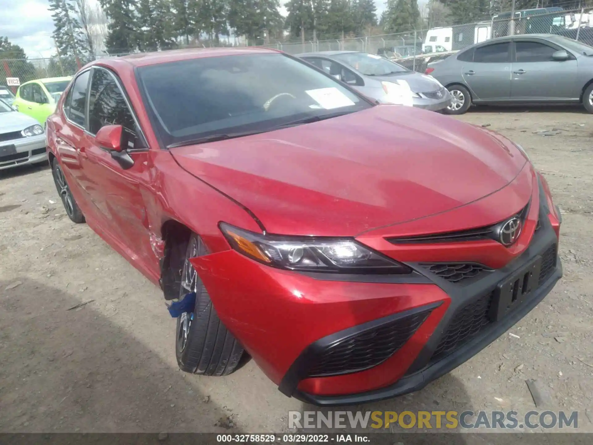 1 Photograph of a damaged car 4T1G11BK0NU056595 TOYOTA CAMRY 2022