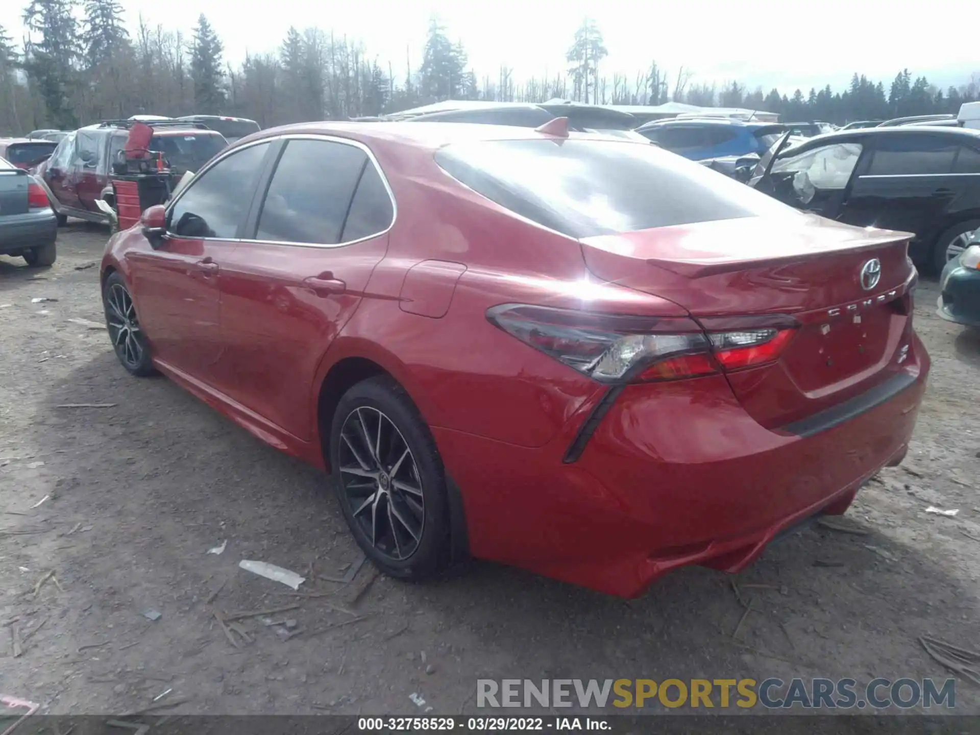 3 Photograph of a damaged car 4T1G11BK0NU056595 TOYOTA CAMRY 2022