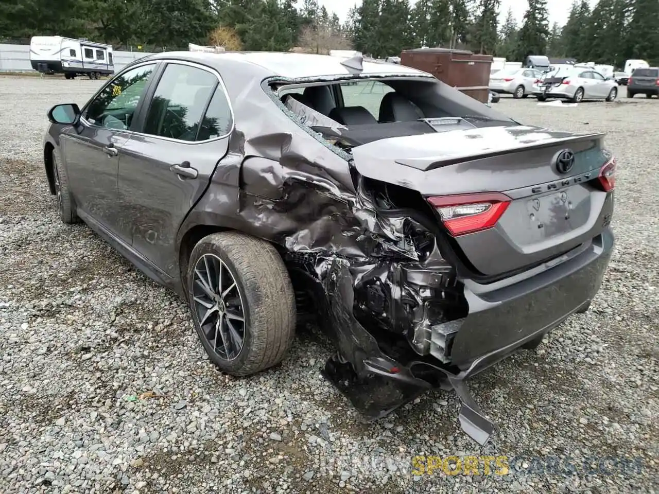 3 Photograph of a damaged car 4T1G11BK4NU048502 TOYOTA CAMRY 2022