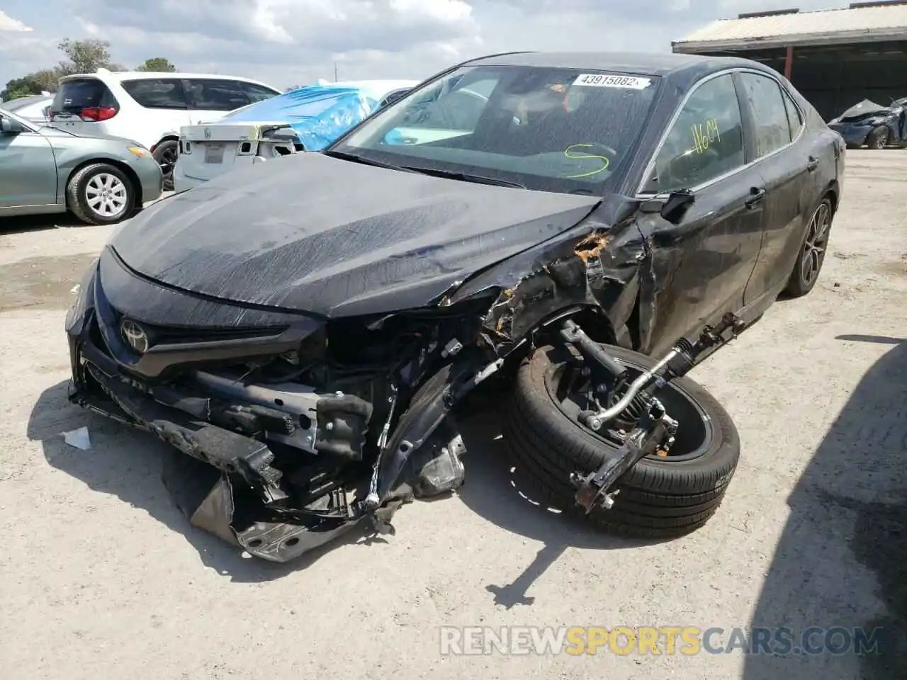 2 Photograph of a damaged car 4T1G11BK4NU053988 TOYOTA CAMRY 2022