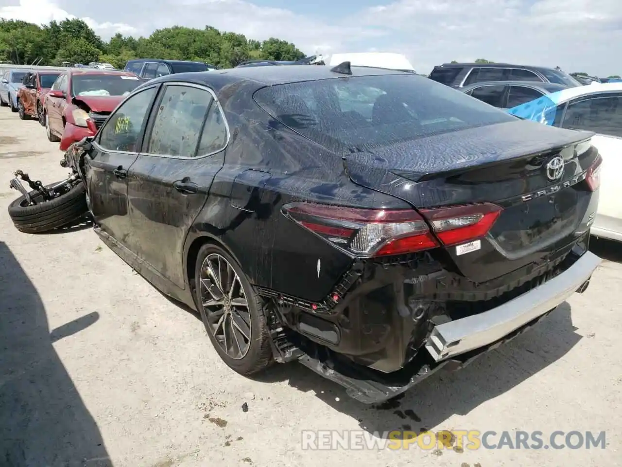 3 Photograph of a damaged car 4T1G11BK4NU053988 TOYOTA CAMRY 2022