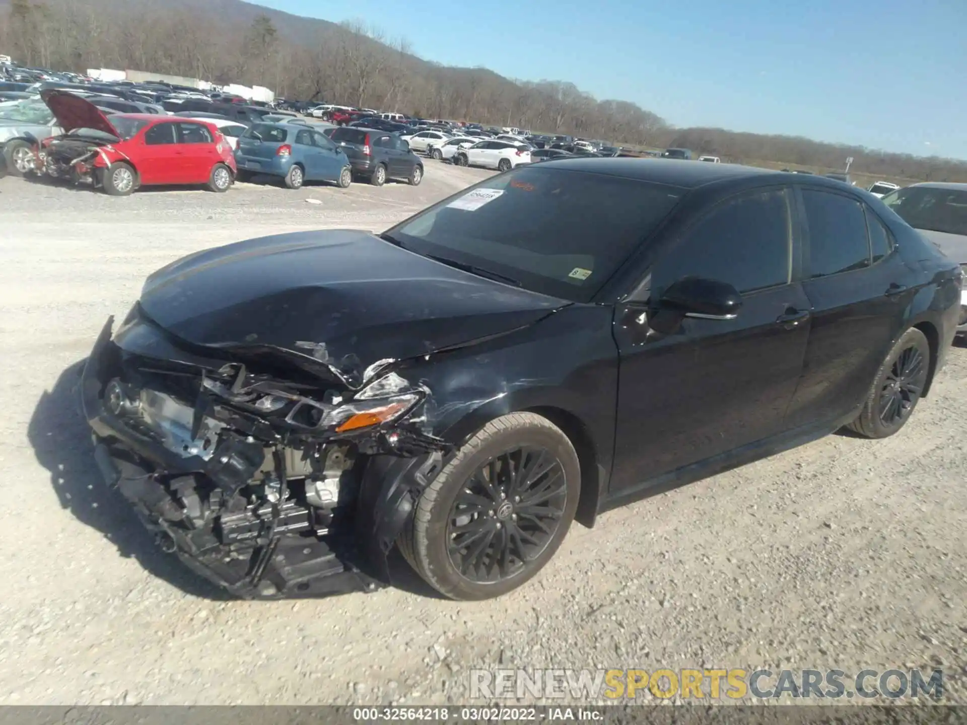 2 Photograph of a damaged car 4T1G11BK7NU048395 TOYOTA CAMRY 2022