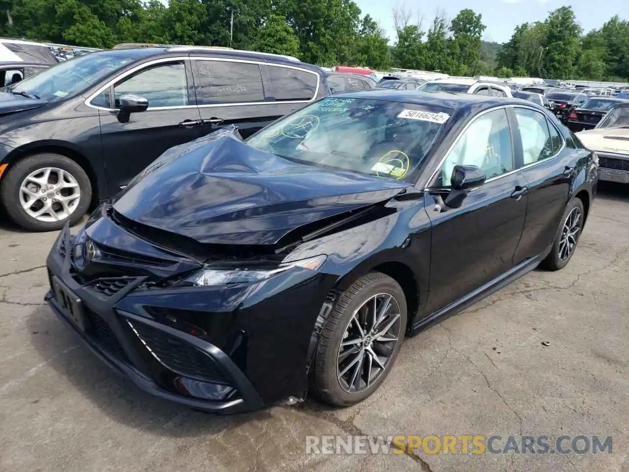 2 Photograph of a damaged car 4T1G11BK8NU056554 TOYOTA CAMRY 2022