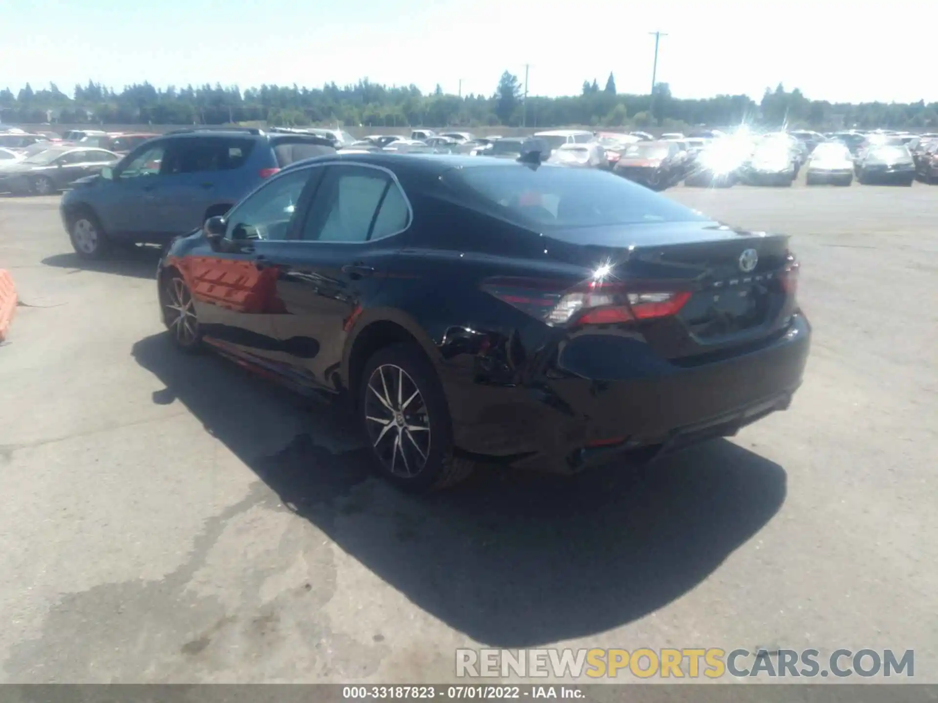 3 Photograph of a damaged car 4T1G11BK8NU058403 TOYOTA CAMRY 2022