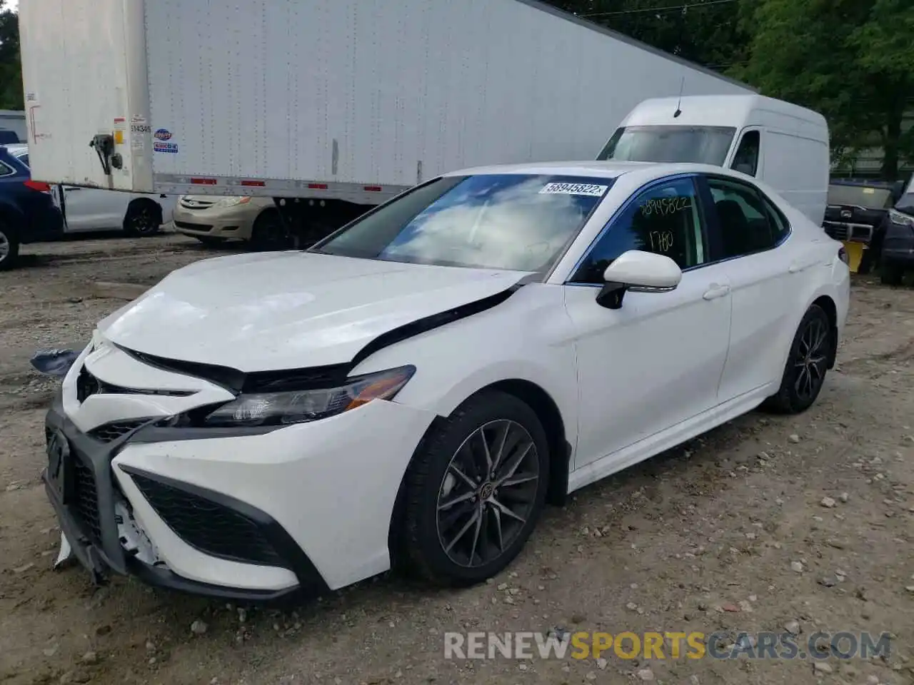 2 Photograph of a damaged car 4T1G11BK8NU069465 TOYOTA CAMRY 2022