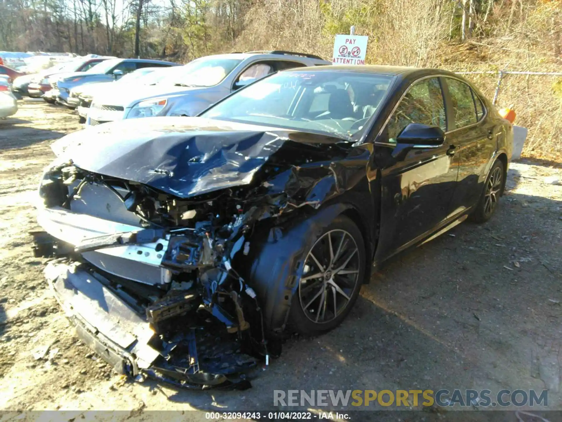 2 Photograph of a damaged car 4T1G11BKXNU051551 TOYOTA CAMRY 2022