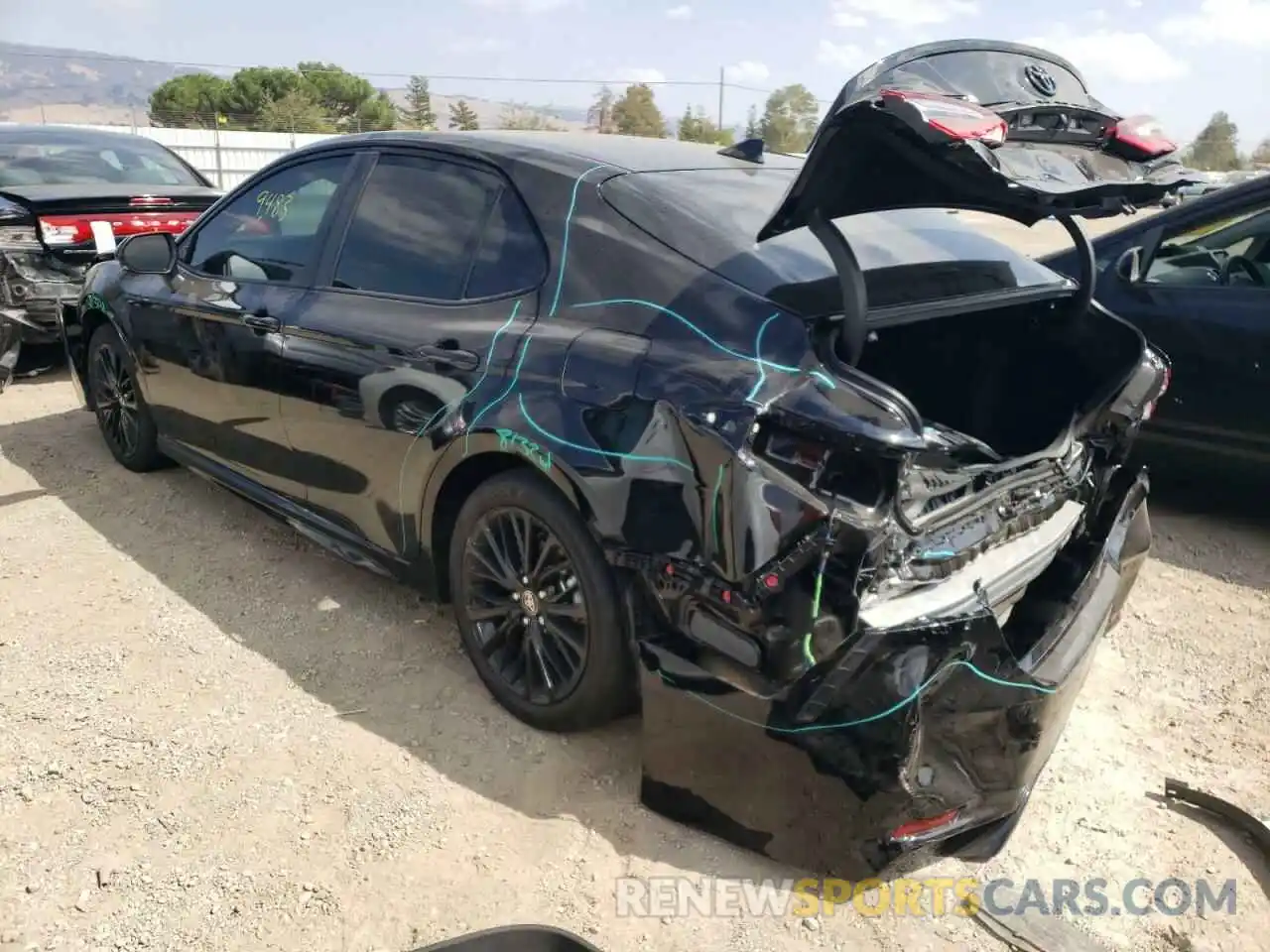 3 Photograph of a damaged car 4T1G31AK1NU034861 TOYOTA CAMRY 2022