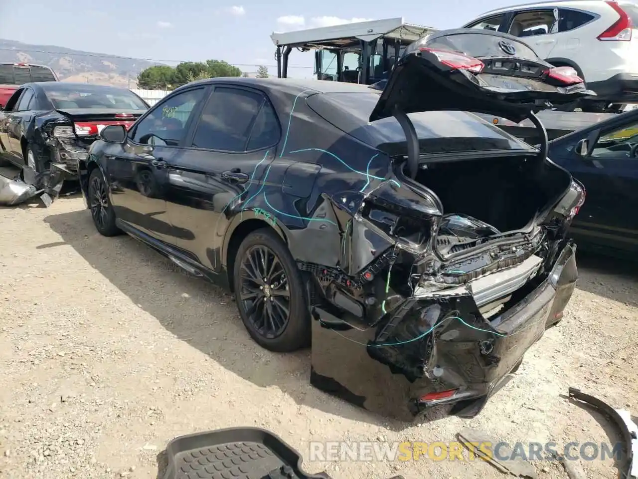 9 Photograph of a damaged car 4T1G31AK1NU034861 TOYOTA CAMRY 2022