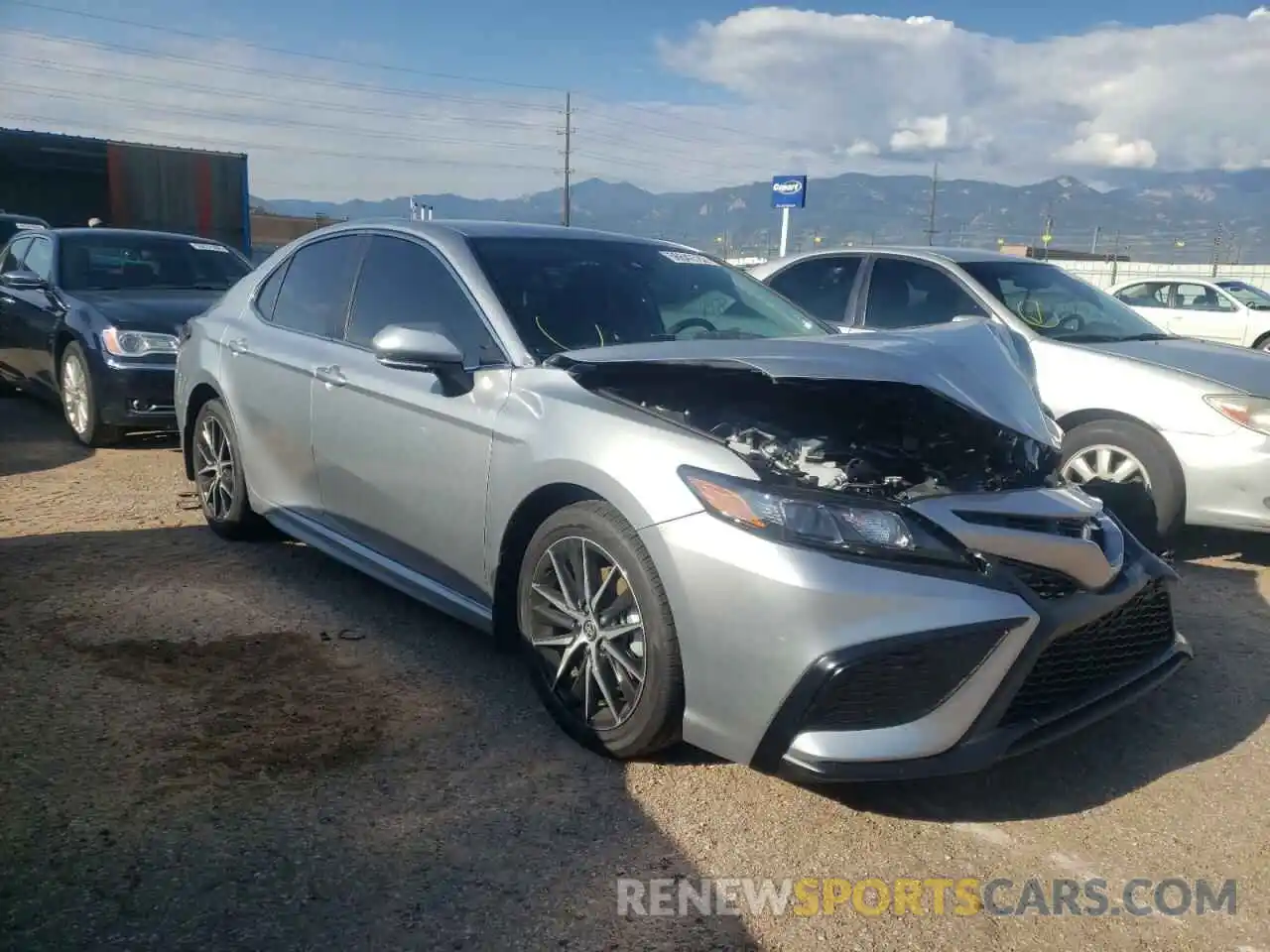 1 Photograph of a damaged car 4T1G31AK3NU596387 TOYOTA CAMRY 2022