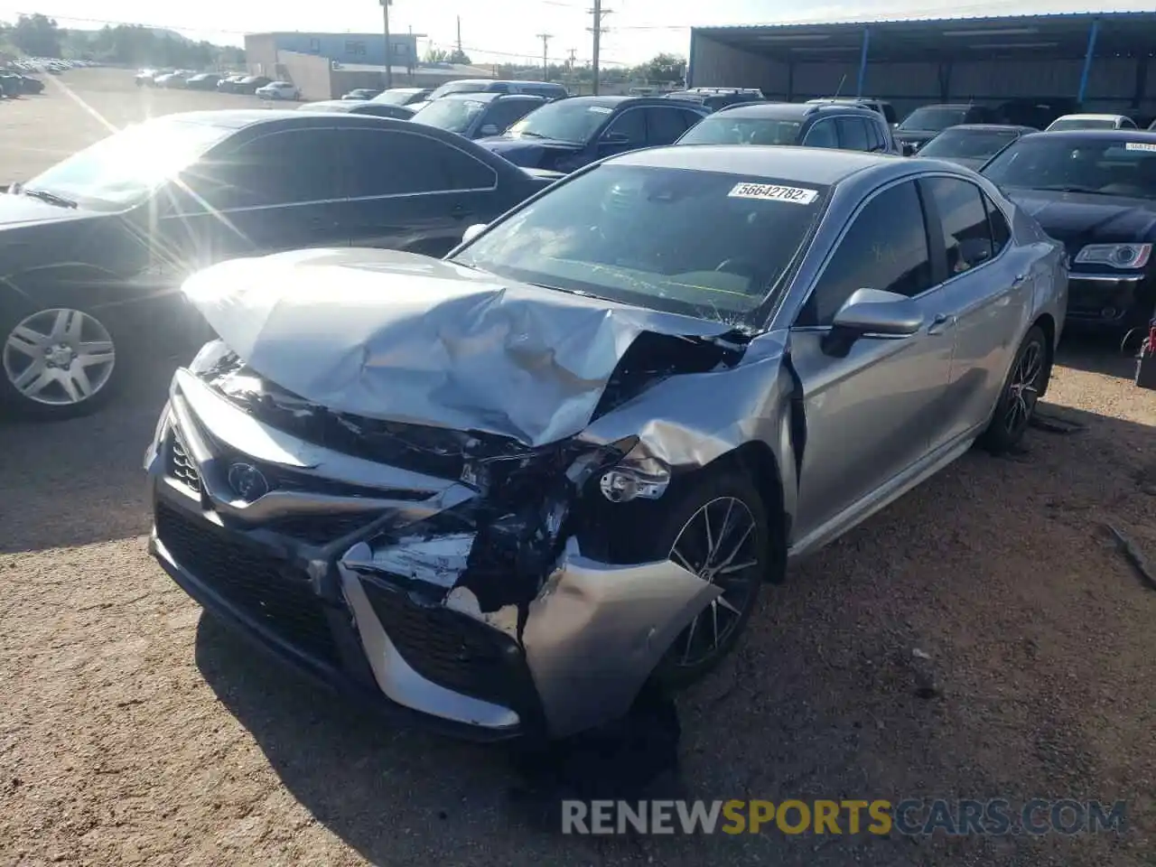 2 Photograph of a damaged car 4T1G31AK3NU596387 TOYOTA CAMRY 2022