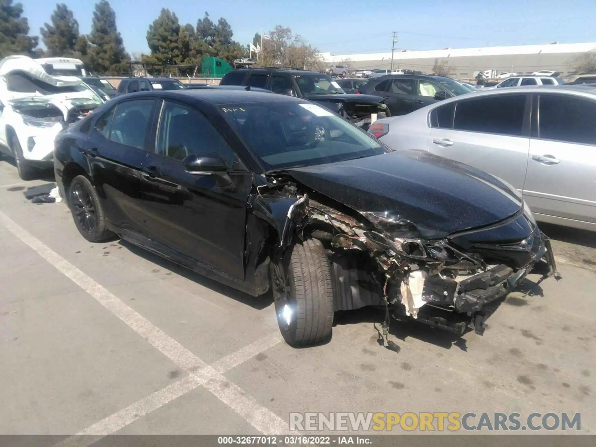 1 Photograph of a damaged car 4T1G31AK4NU032876 TOYOTA CAMRY 2022