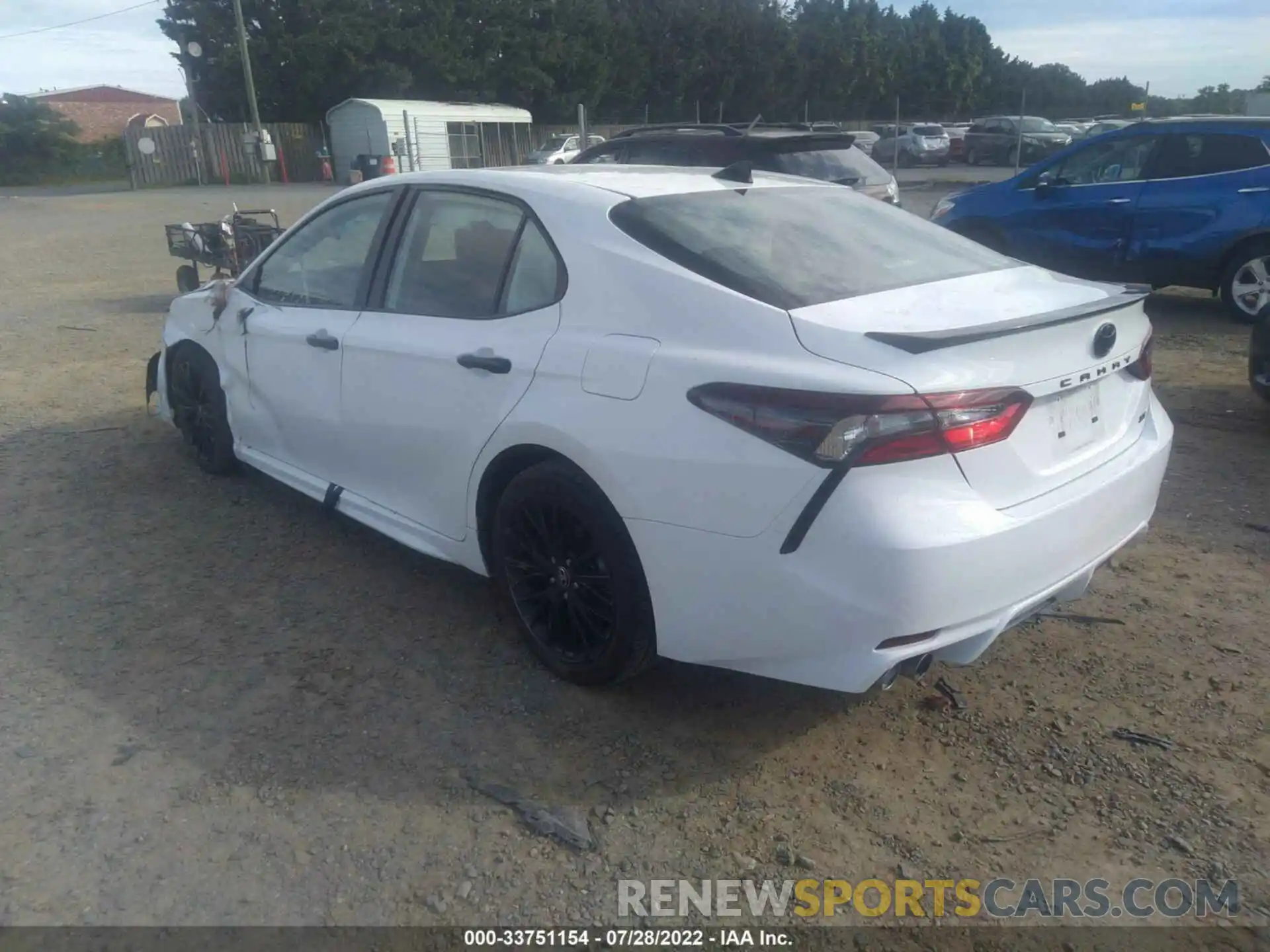 3 Photograph of a damaged car 4T1G31AK7NU034007 TOYOTA CAMRY 2022